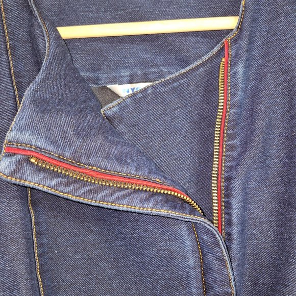 NYGARD Asymmetrical Moto Vest Size Large - Picture 2 of 6